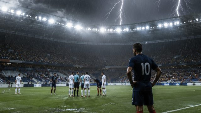 Severe Weather Disrupts World Cup Match: France vs. Iraq
