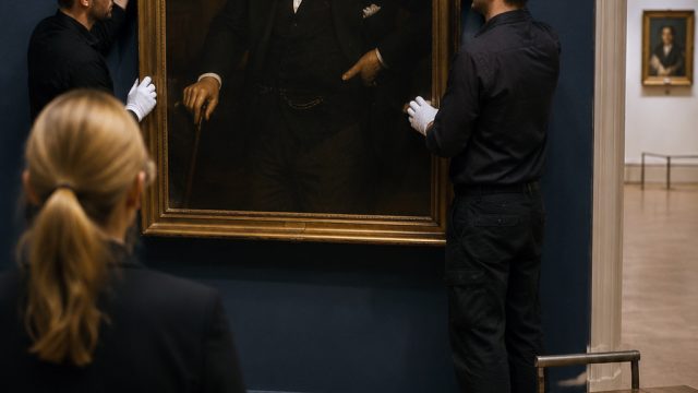 Controversial Artwork on Churchill Removed from National Portrait Gallery